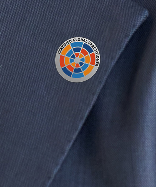 Certified Global Practitioner - Lapel Pin Emblem